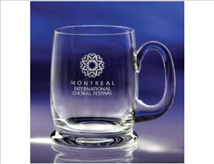 Prosit! 18 oz Engraved Hand-Blown Beer Mug - Personalized Engraved Gifts