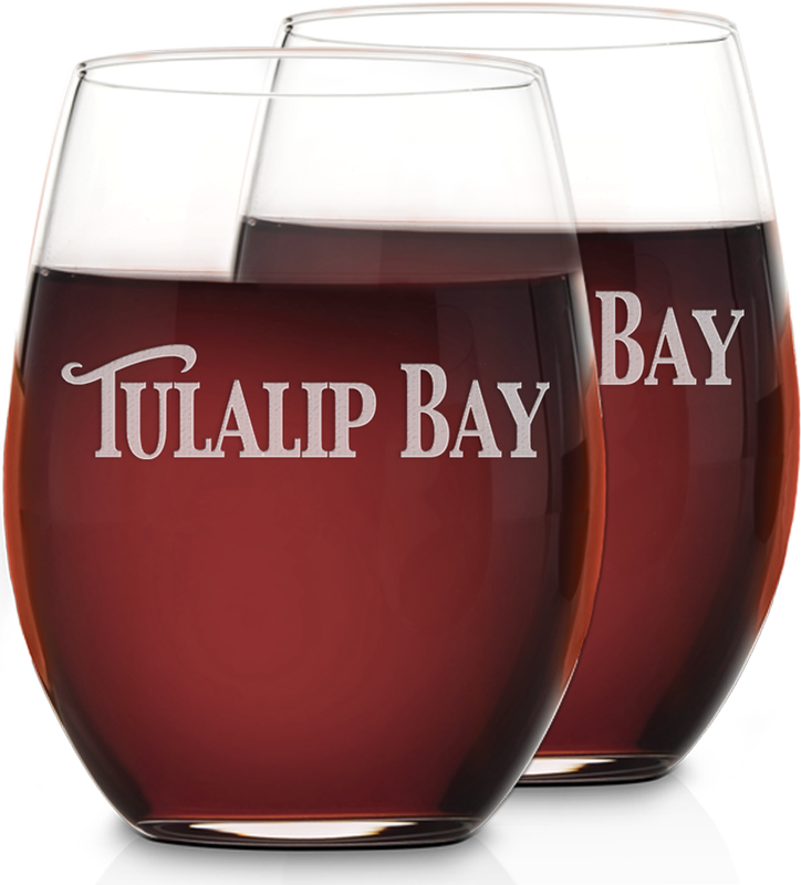 Riedel O Cabernet/Merlot Stemless Wine Glasses Set of Two - Personalized Engraved Gifts