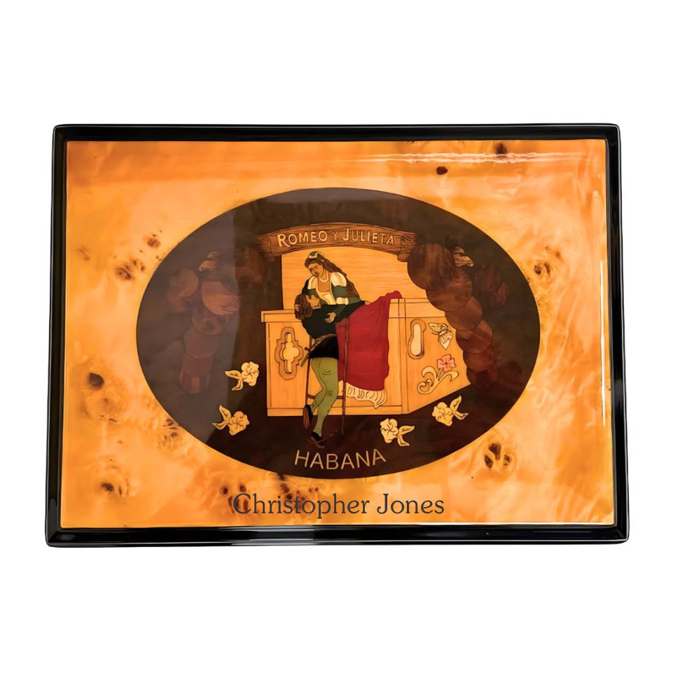 Romeo & Juliet Humidor Personalized - Personalized Engraved Gifts