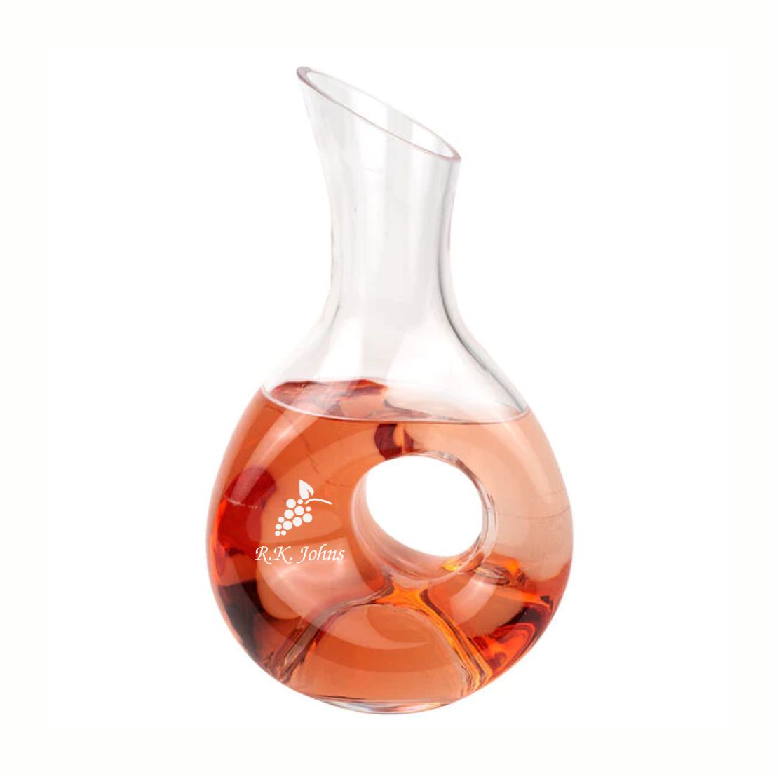 Wine Carafe with Unique Handle Personalized ~ Colibri - Personalized Engraved Gifts