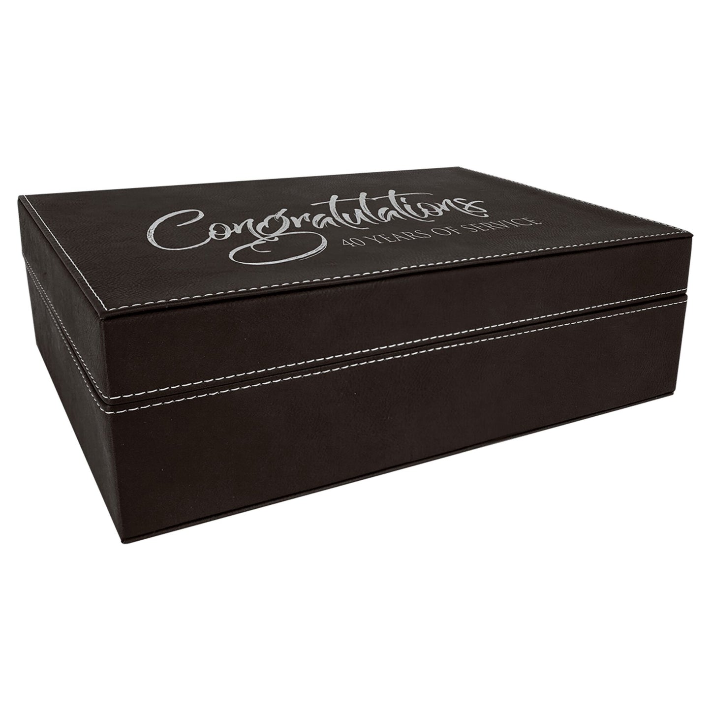Caja de regalo de presentación negra baja