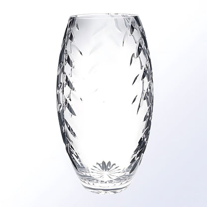 Lead Crystal Vase with Bevel Cuts ~ Olite - Personalized Engraved Gifts