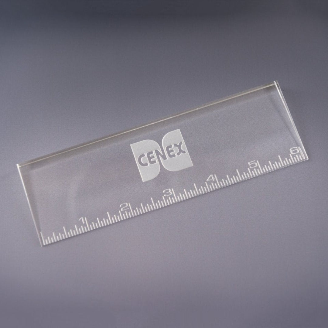 Personalized Engraved Crystal Ruler ~ The Architect - Personalized Engraved Gifts