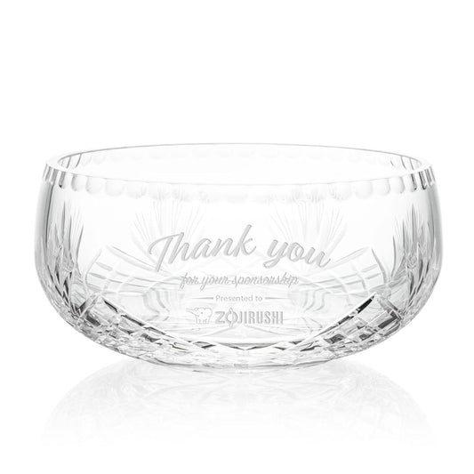 24% Cut Lead Crystal Bowl Personalized ~ Dover - Personalized Engraved Gifts