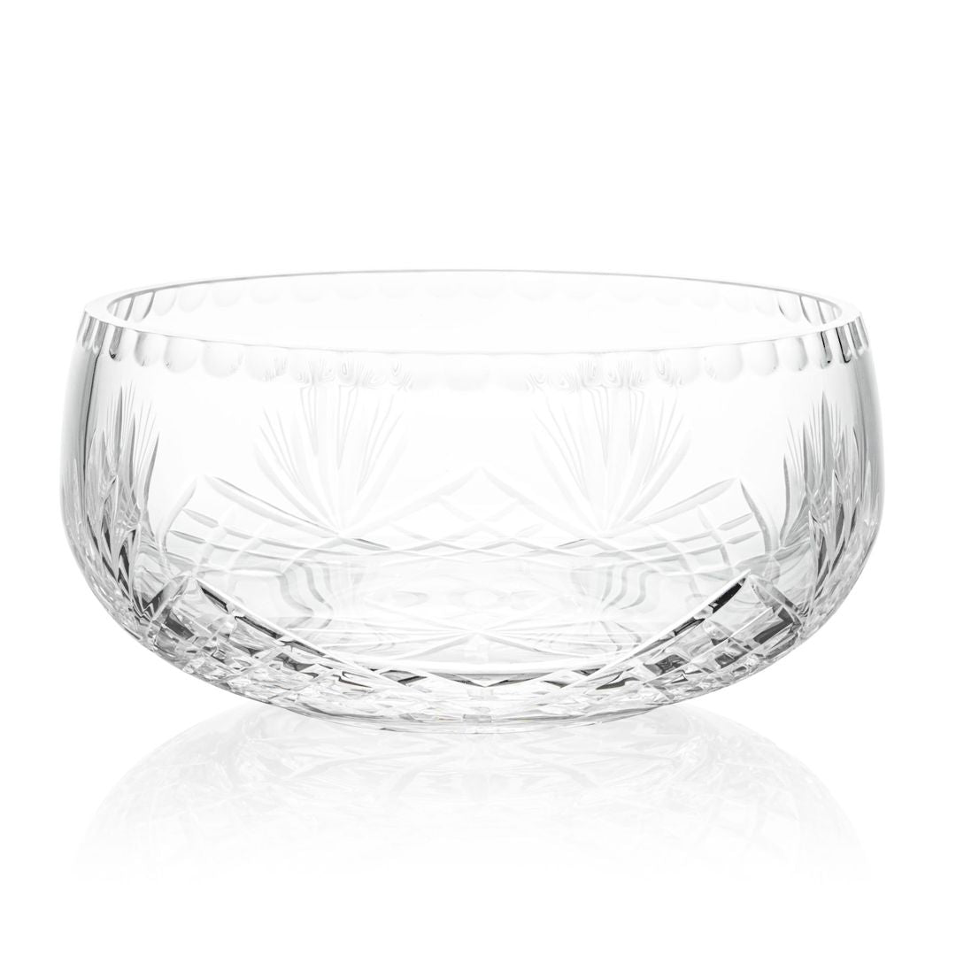 24% Cut Lead Crystal Bowl Personalized ~ Dover - Personalized Engraved Gifts