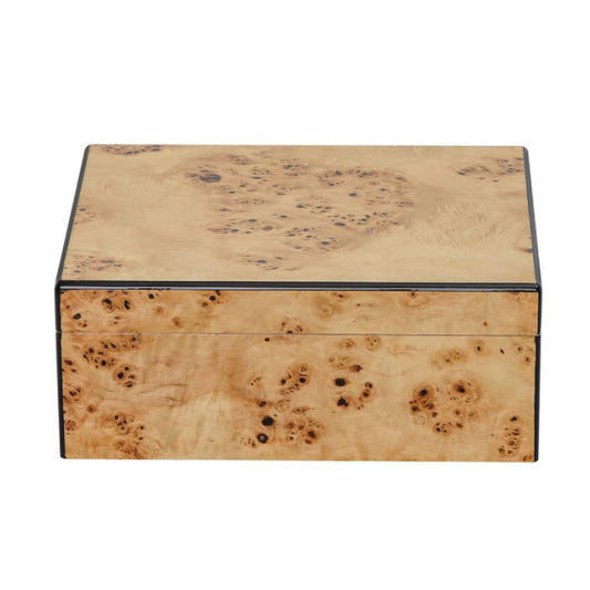 Personalized Mappa Burl Humidor Finn - Personalized Engraved Gifts