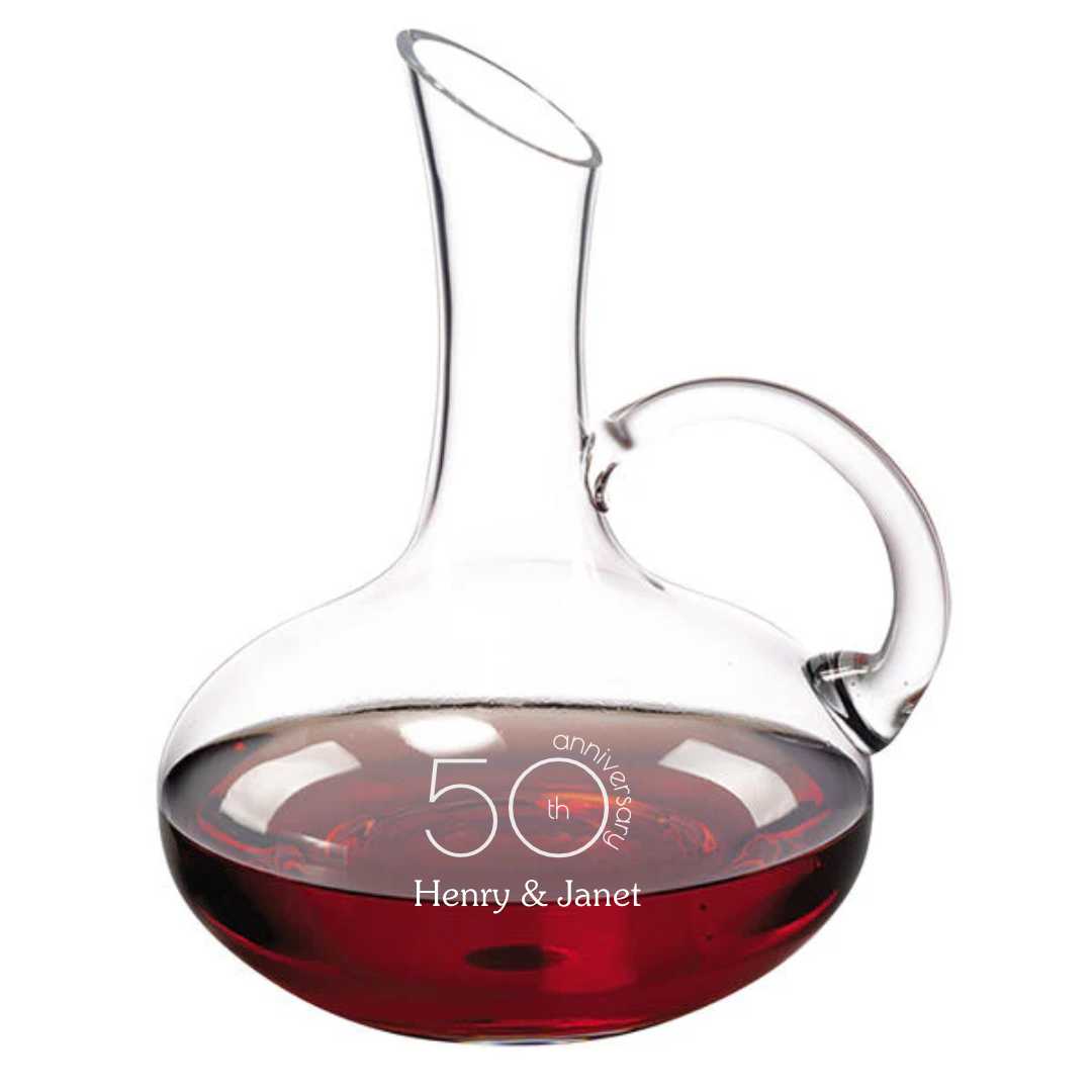 Engraved Crystal Decanter / Carafe ~ Vittorio - Personalized Engraved Gifts