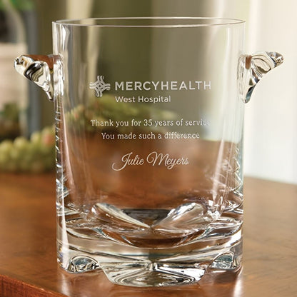 Engraved Crystal Bucket ~ York - Personalized Engraved Gifts