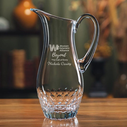 Engraved Trophy Pitcher ~ Milestone - Personalized Engraved Gifts