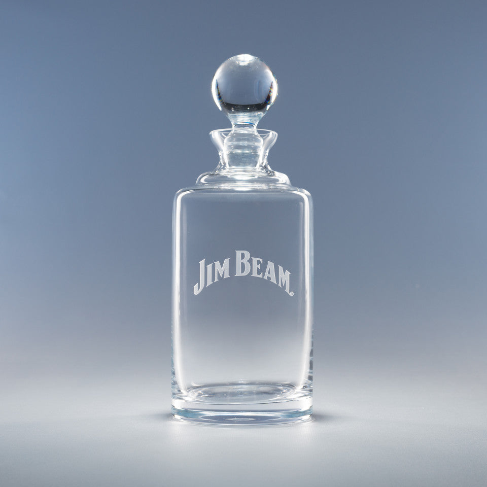 Personalized Glass Decanter with Fitted Stopper ~ Midtown - Personalized Engraved Gifts