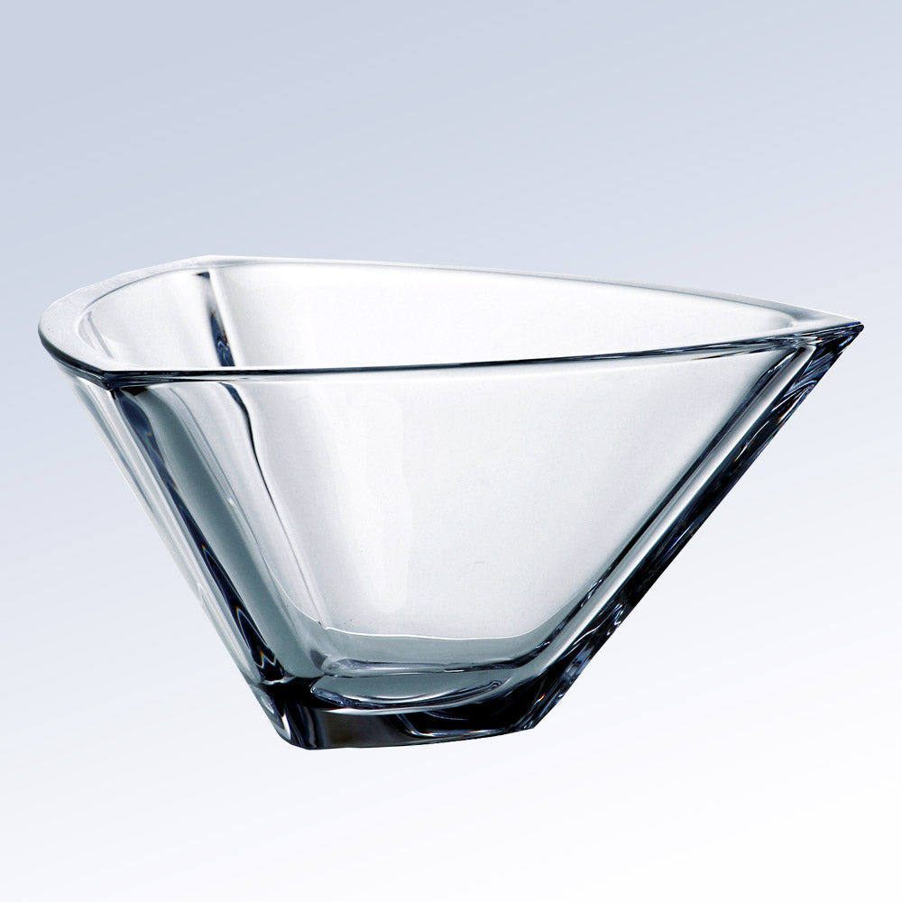 Deep Engraved Crystal Bowl ~ Flatiron - Personalized Engraved Gifts