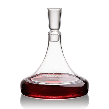 Long Neck Carafe / Decanter with Custom Inscribed Design ~ Dublin - Personalized Engraved Gifts