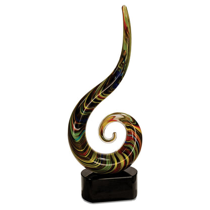 art glass swirl award