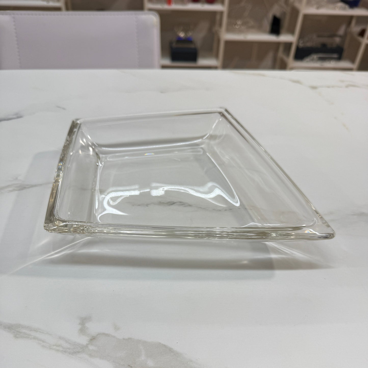 Cuenco para premios de cristal grueso grabado ~ Annecy