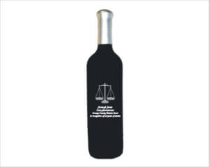 Engraved Wine Bottle - Lawyer - Personalized Engraved Gifts