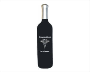 Engraved Wine Bottle - Medical Doctor - Personalized Engraved Gifts