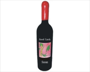 Engraved Wine Bottles -Bamboo 1 - Personalized Engraved Gifts