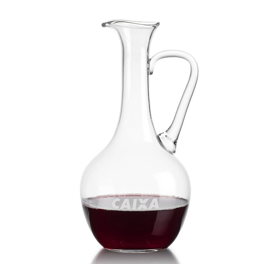 Personalized Wine Carafe with Handle ~ Osiris - Personalized Engraved Gifts