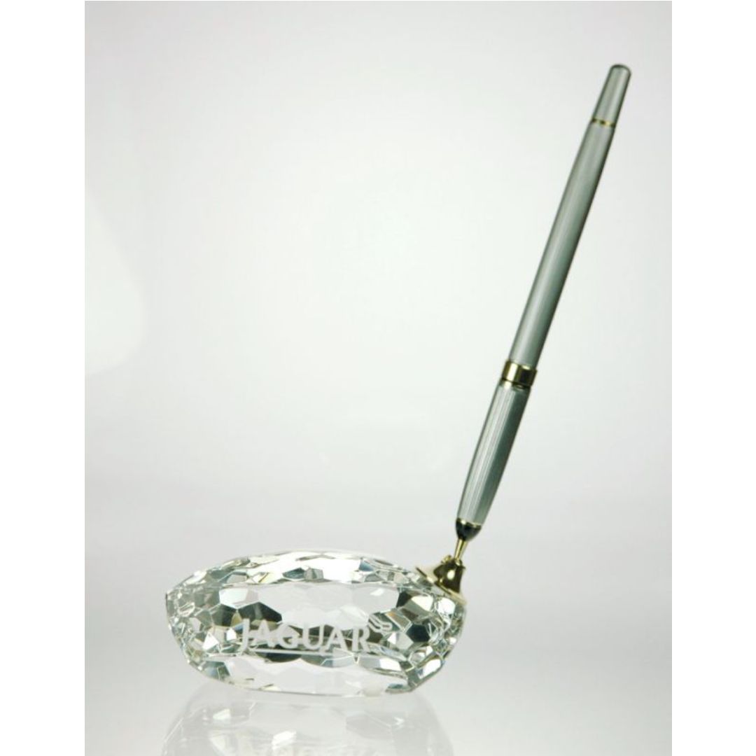 Engraved Crystal Pen Set Golf Driver ~ Thorn - Personalized Engraved Gifts