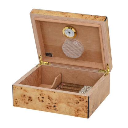 Personalized Mappa Burl Humidor Finn - Personalized Engraved Gifts