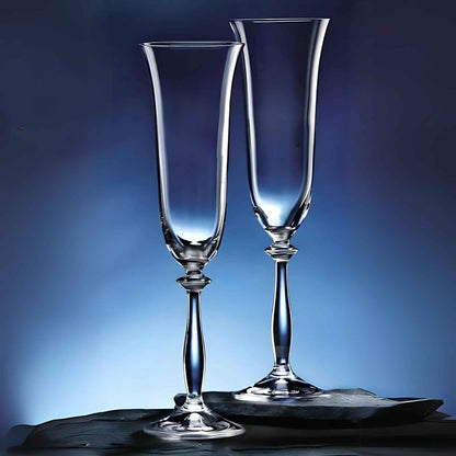 wine or champagne flutes
