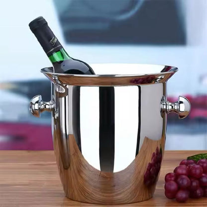 engraved stainless steel ice bucket