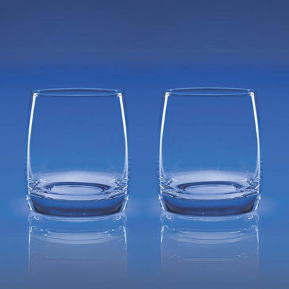 Elegant Whiskey Glasses Custom Engraved (set of 2) ~ Zenith