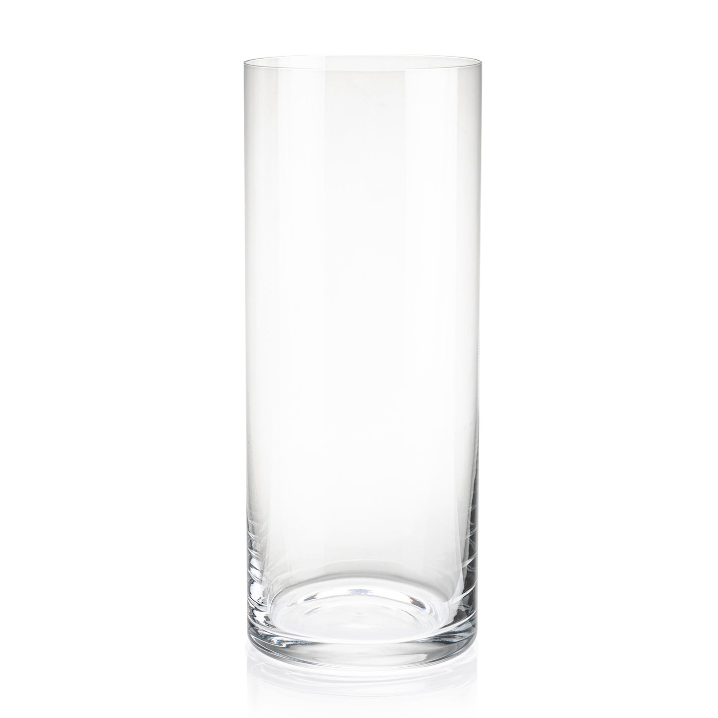 Vase en verre personnalisé à parois droites de 12 pouces ~ Shelby
