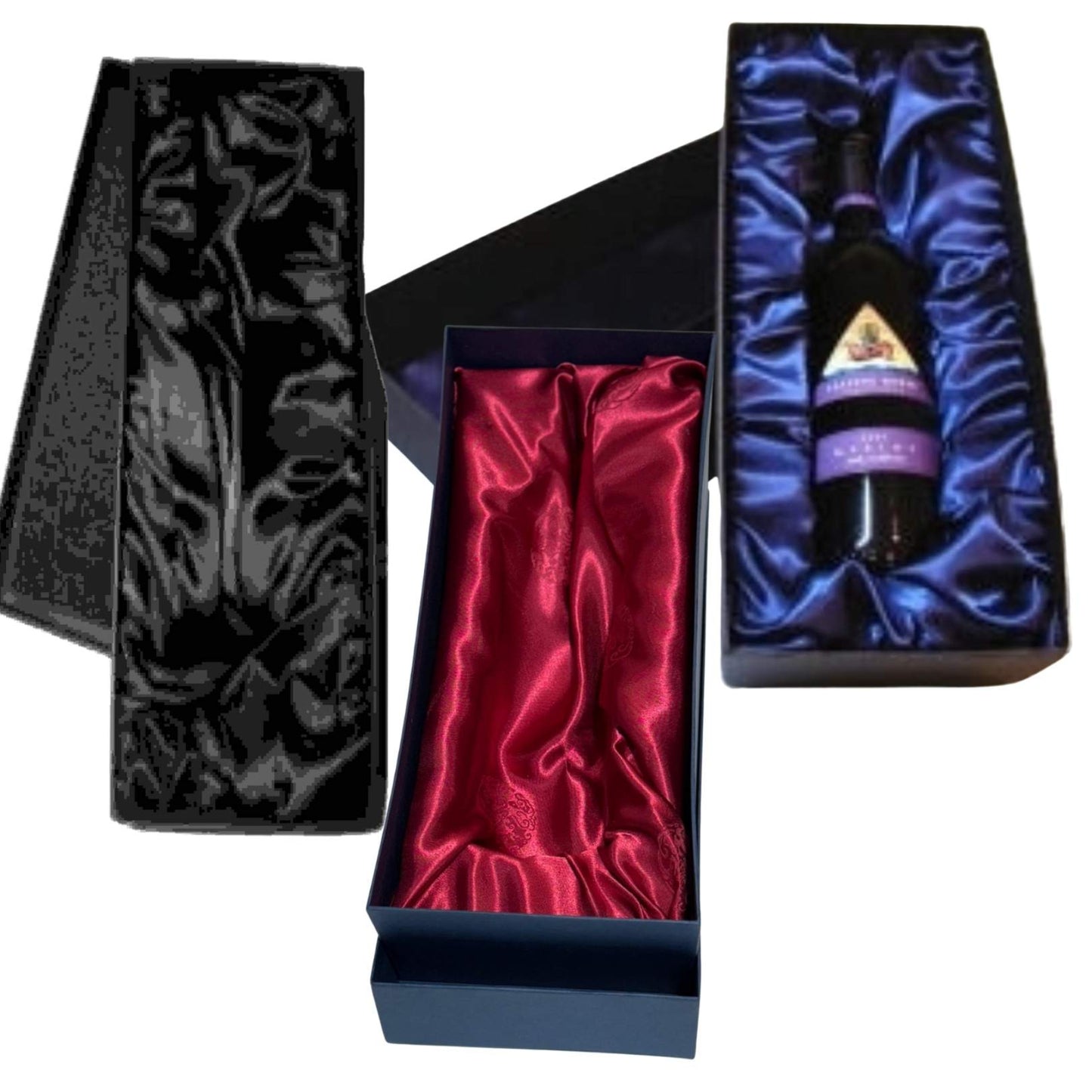 Deluxe Single Gift Box for Wine Bottles and Decanters