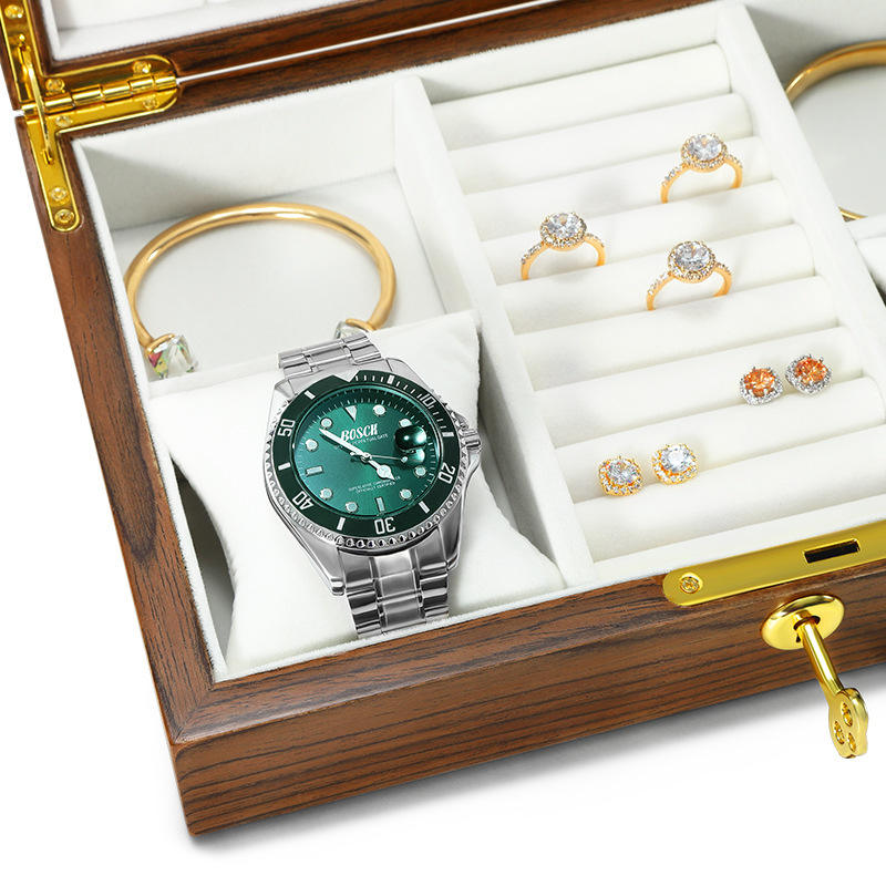 Caja de regalo de presentación negra baja